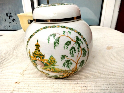 Vintage arthur wood - lidded, jar