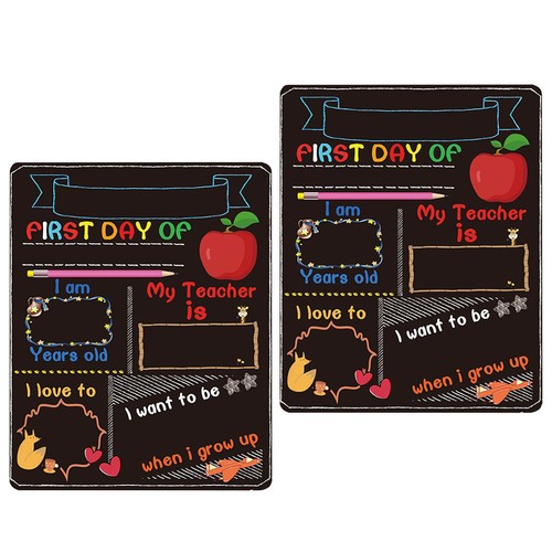 Double sided wooden - wooden, chalk