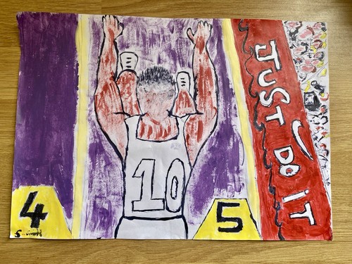 Authentic prison art painting - authentic,