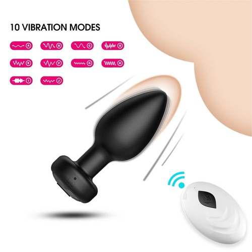 Remote control anal butt plug - control,