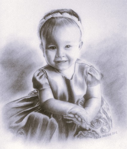 Hand drawn portraits - drawn, in