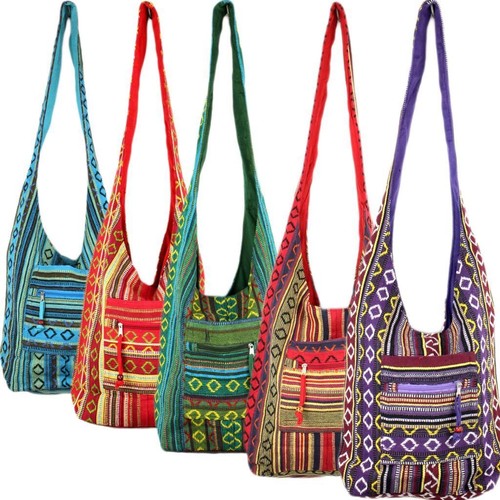 Hippie bag cotton canvas boho - hippie,