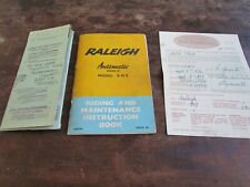 Raleigh Mark II R M 8 Automatic Moped Owner's Manual Drivers Manual