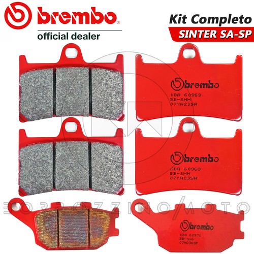 Kit brake pads brembo red - kit,