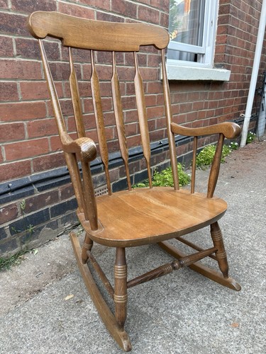 Logatec oak rocking - oak, chair