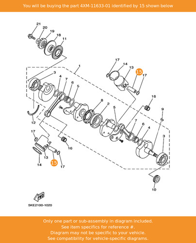 Yamaha pin piston - yamaha,