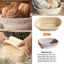 Oval Banneton Bread Proofing Proving Basket Storage Hamper Trays DIY Tool NEW