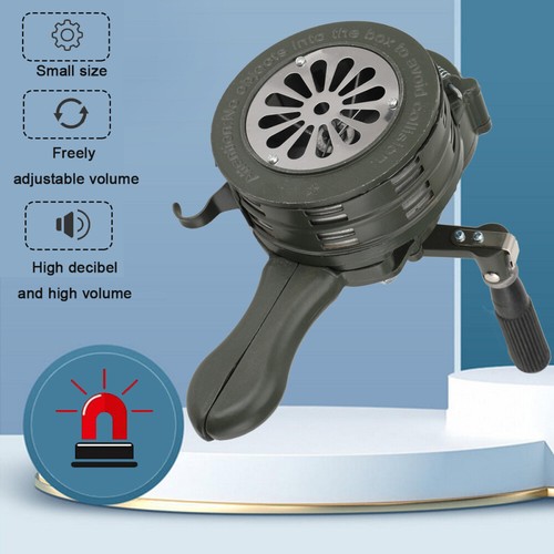 Handheld air raid siren hand - raid,