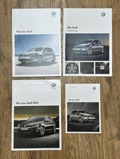 VW Golf Mk 5 Original Brochures Circa 2008. VW Marketing Brochure