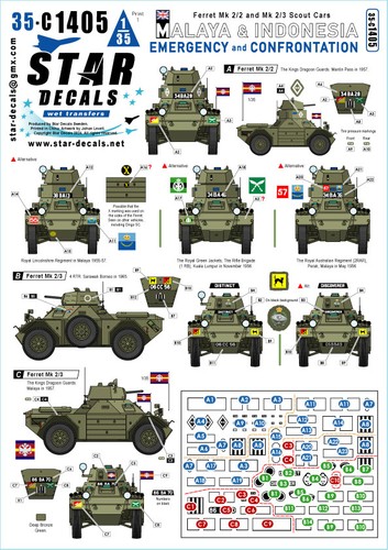 Star decals c1405 35 - decals, 1:35