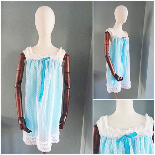 Vintage 1960s nightgown baby - vintage,