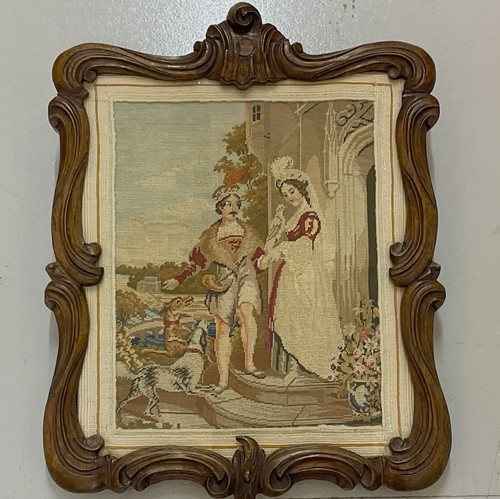Antique georgian needlepoint - antique,