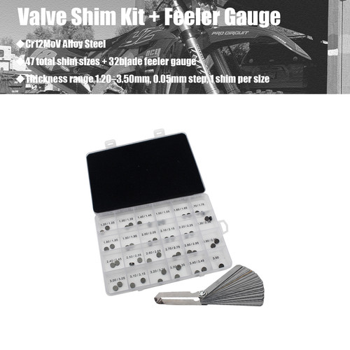 47pcs 48mm valve shim - valve,