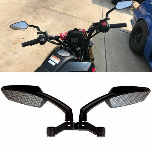 Carbon motorcycle rearview - carbon,