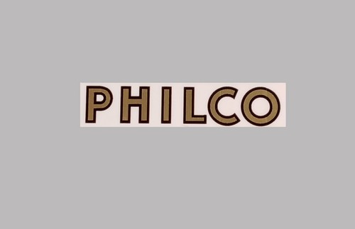 Philco radio logo - logo, water
