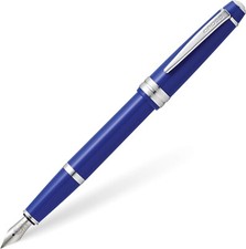 Cross Bailey Light Fountain Pen Medium Nib 0.7mm Gift Box Smooth Writing BLUE
