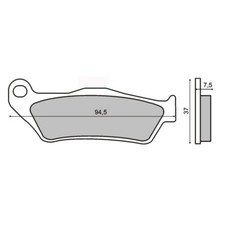 Pair Brake Pads for KTM 990