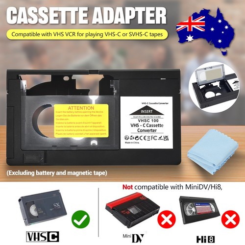 Vhs vhsc tape converter - to,