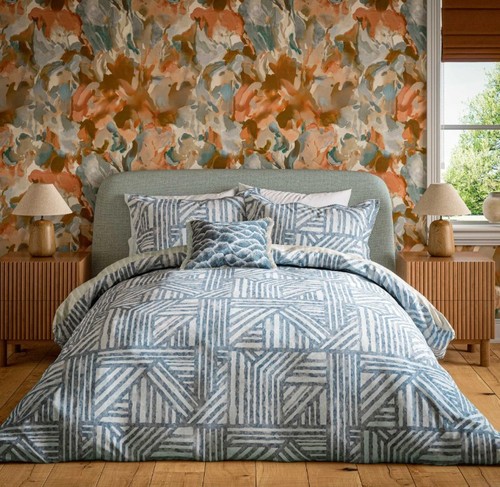 Harlequin crater duvet cover - duvet,