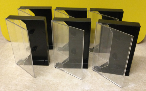 Empty cassette cases - empty,