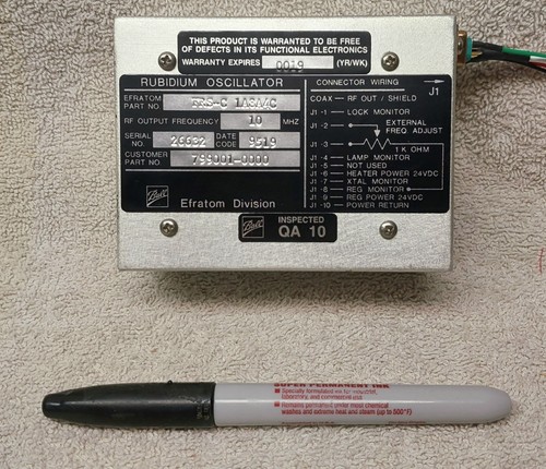 Efratom frs rubidium clock - frs-c,