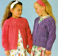 0322 Knitting Girls Eyelet