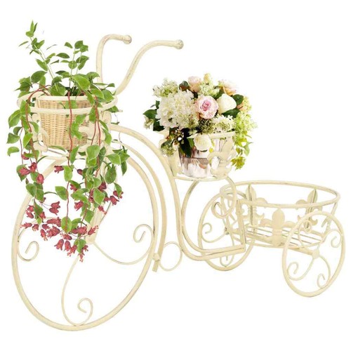 Bicycle plant stand planter - stand,