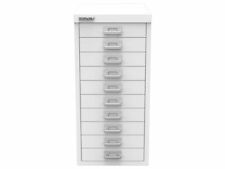 Bisley Steel Metal Filing Cabinet - 10 Drawer Maxi Tall Industrial Home Office