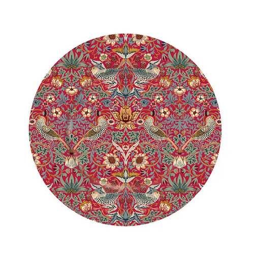 William morris tin plate red - william,