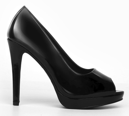 Peep toe high - high, platform