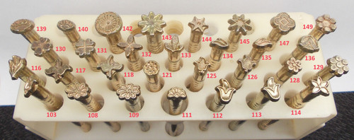 Leather craft stamp - leather,