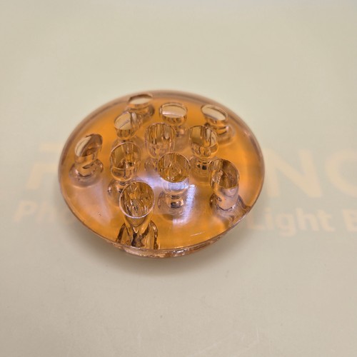 Vintage amber pink glass - pink,