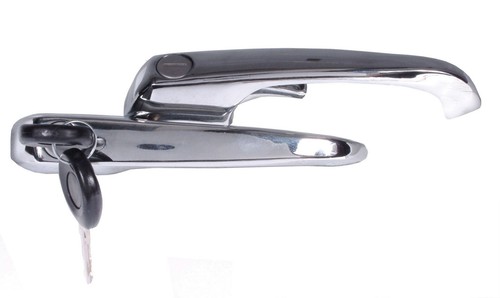 Exterior locking door - locking, handles