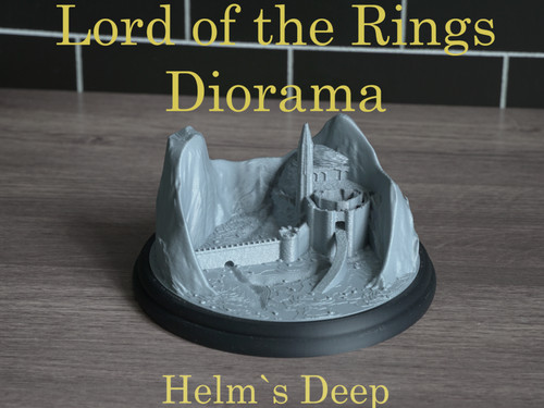 Helm deep diorama lord - diorama, of