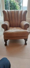 Beautiful tan leather armchair