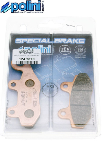 Set brake pads polini - pads,