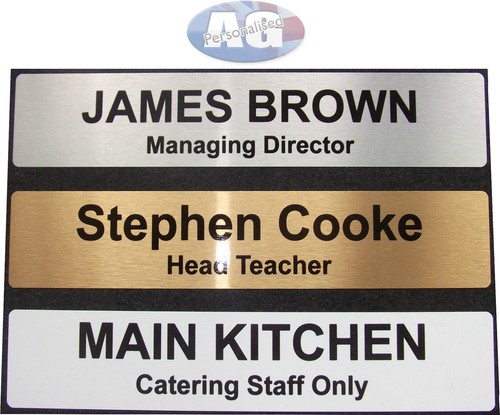 Personalised metal door sign - personalised,