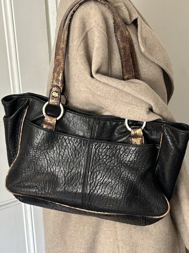 Ted baker black - baker, pebbled