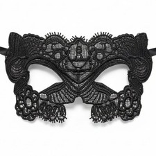 Masquerade Black Eye Mask Lace