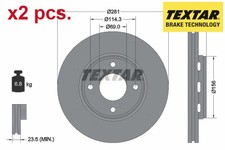 X2 PCS FRONT BRAKE DISC SET
