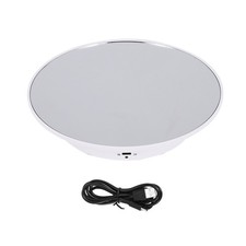 Motorized Rotating Display Stand, 7.87Inch, Covered 360 Degree Turntable8231