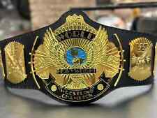 Winged Eagle Championship Wrestling Replica Title Belt Adult Size 2mm plates