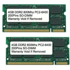 8GB Kit 2x 4GB DDR2 800 MHz