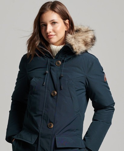 Superdry womens hooded faux - hooded,