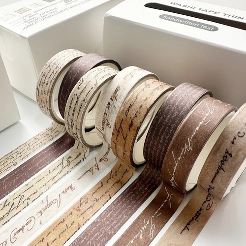 Retro washi tape set rolls - retro,