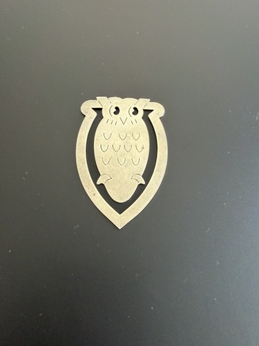 Vintage solid silver owl - silver,