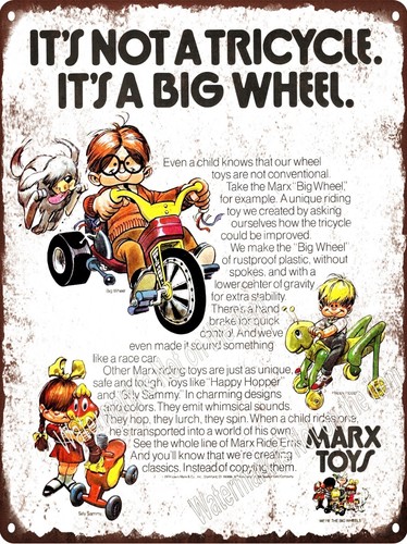 1974 marx toys big wheel - 1974,