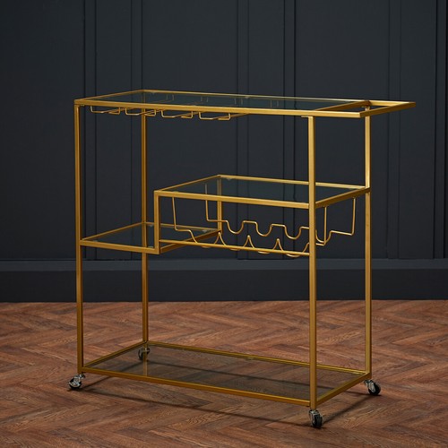 Porter gold glass drinks - gold,
