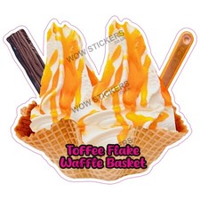 ice cream van sticker Toffee
