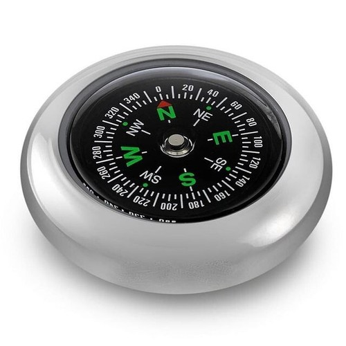 Sterling silver compass - sterling,